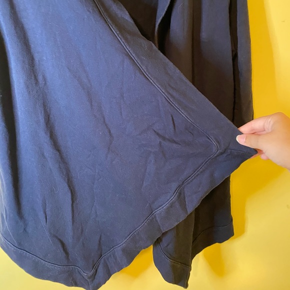 Banana Republic Navy Blue Women’s Hooded Open Front Cardigan Size Small - Picture 5 of 9